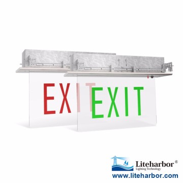 2 Years Warranty Emergency Exit Symbols Light