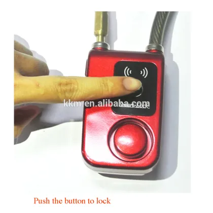 Easy to use wireless smart home lock, remote control alarm lock for door