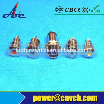 Hot Sale Manufacturer More Color Led metal indicator light 12v led indicator light