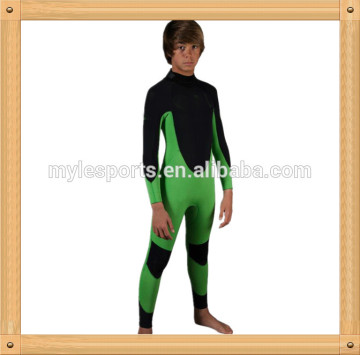 Boy Neoprene Green&Black Wet Suits for Surfing