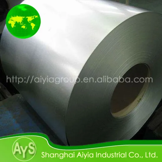 Regular spangle hot dipped galvanized steel plate