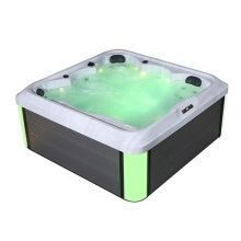 Semi Inground Hot Tub 8 Adults and 3 Baby Outdoor Hot Tub