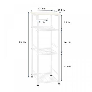Étagères de rangement à 4 niveaux de pointe des étagères et du rangement