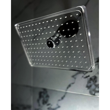 Amazon Hot Sprzedaj przezroczysty przezroczysty model kryształowy pełny pokrycie ciała wodospad prostokąt akrylowy prysznic