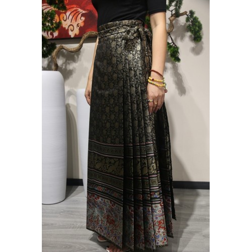 Mamian Qun de bronce bordado con sello patrimonial