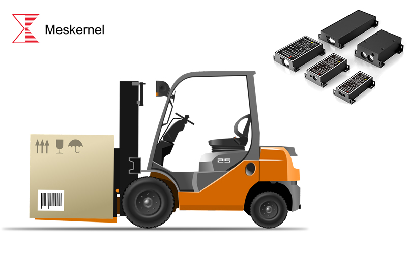 capteur laser pour chariots élévateurs laser sensor for forklifts