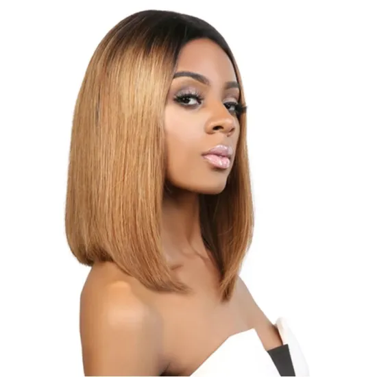 Straight Peruvian Virgin Human Hair Hd Full Lace Frontal Bob Wigs Natural Human Hair Transparent Lace Front Wig For Black Women