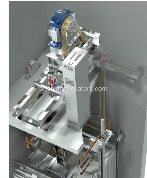 Pacotes de elevadores de passageiros de tração aérea