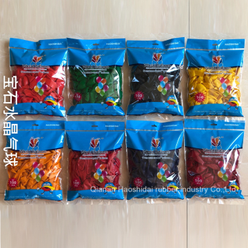 Hurtowe chromowane balony lodowe: 10-calowe balety z podwójnym kamieniem szlachetnym do dekoracji imprezowych