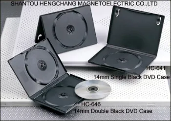 14mm Single&amp;Double  DVD BOXES with black color
