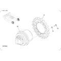 Excavator ZX55/60 Drive Gear 1033596