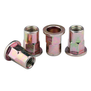 Flat Head Semi-hexagonal Body Riveted Nuts, M4, M5, M6, M8, M10