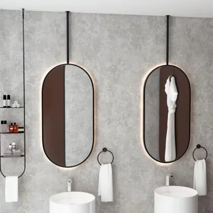 Smallpox Smart Bathroom Mirror Round Mirror