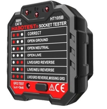US Socket Plug Tester: Power Socket Automatic Circuit Polarity Checker - Cheap Selling