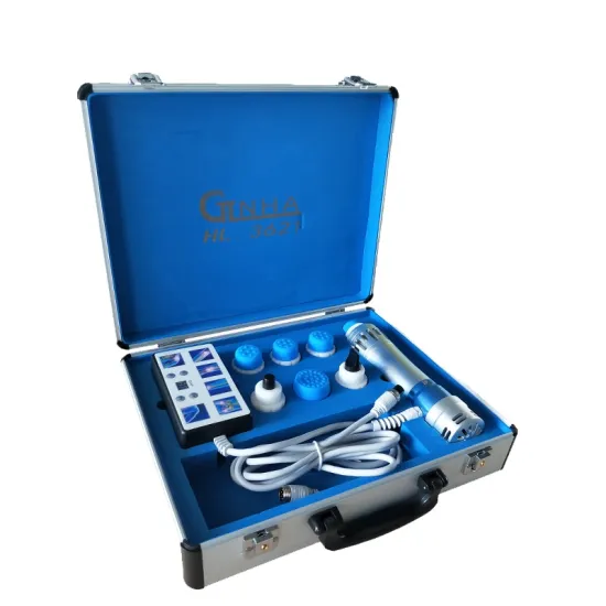 Portable shock wave machine with 7 treatment heads for pain relieve
