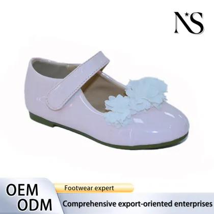 Girls Pink Patent Leather Shoes