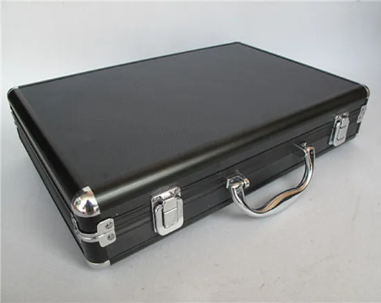 Fashion Carrying Black Aluminum Business Briefcase