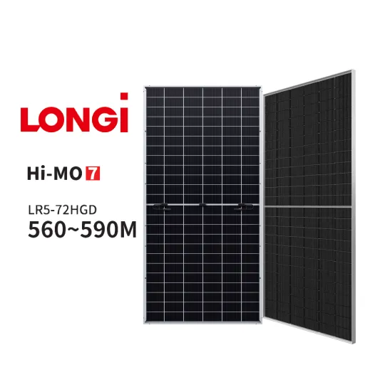 LONGI Hi-MO 7 LR5-72HGD: 560W-590W N-type HPDC Bifacial Solar Panel