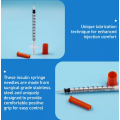 sterile 0.5ml insulin syringe for single use