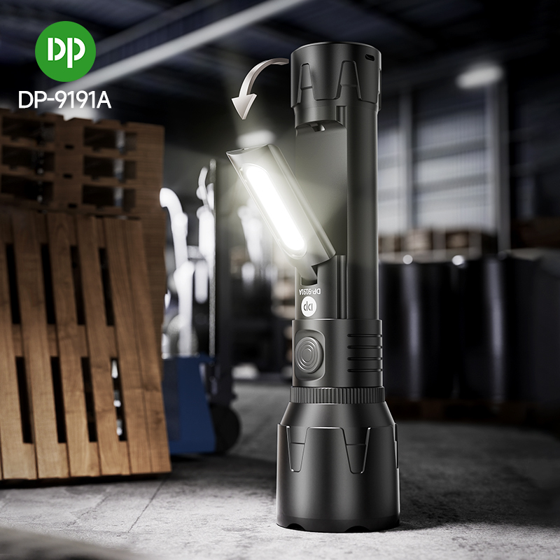 Super Bright Solar Charging Rechargeable Tactical Flashlight Torch