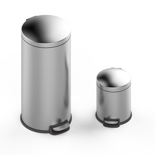 Stainless Steel Trash Can Combo for Bathroom