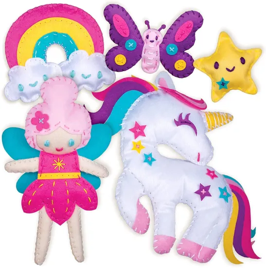 Unicorn Wonderland: A Magical Sewing Kit for Beginner Girls