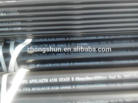 89MM*9MM*6M ASTM A106 SEAMLESS STEEL PIPE--Steel Pipe/Tube/welded pipe/welded tube