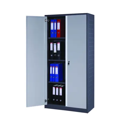 Full height steel office cupboard cabinet