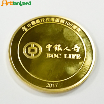 金張りのカスタマイズされたプルーフコイン