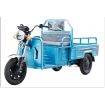 Compact Electric Tricycle for Cargo and Passenger Use