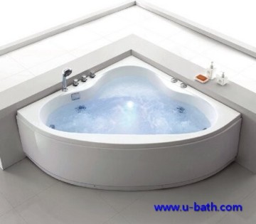 Small corner massage bathtub from U-BATH brand ensure