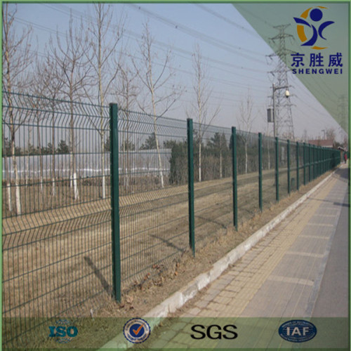 PVC Coated Triangle Bend Garden Fence Hot Sale