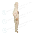 Disposable protective clothing with EVA window