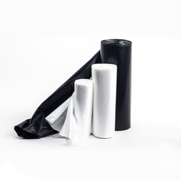 Bolsa de basura negra de plastico transparente bolso delineador fabricacion de fabrica Chino