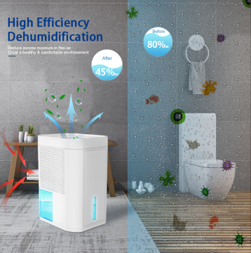 2L Water Tank Air Dehumidifiers with Sleep Mode - Mini Dehumidifier at Factory Price