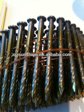 coated coil nail