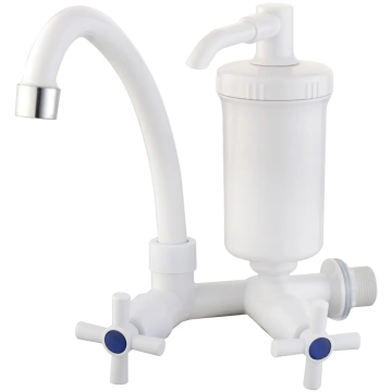 Abs Plastic Wall montado en la pared de agua doble Purificador Kicthen Faucet South America Brasil