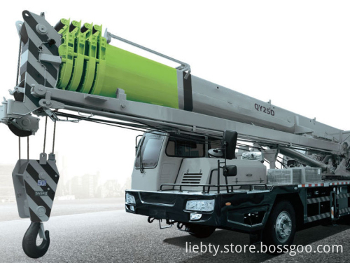Best Price on 25 Ton Mobile Truck Crane QY25V in China