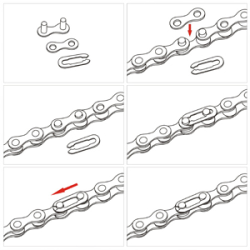 5/6/7/8 Speed ​​Bike Chain 122 Glieder