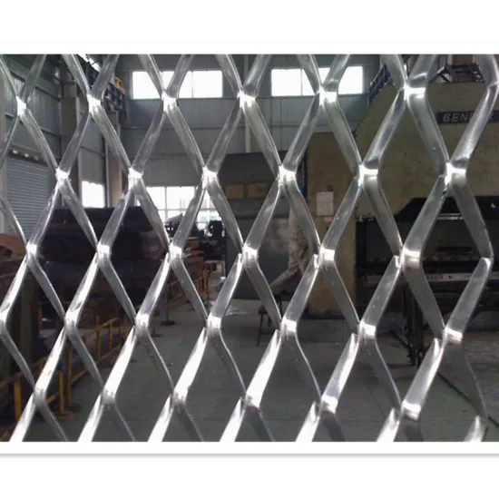 Rubber Coated Decorative Aluminum Expanded Metal Mesh Panels