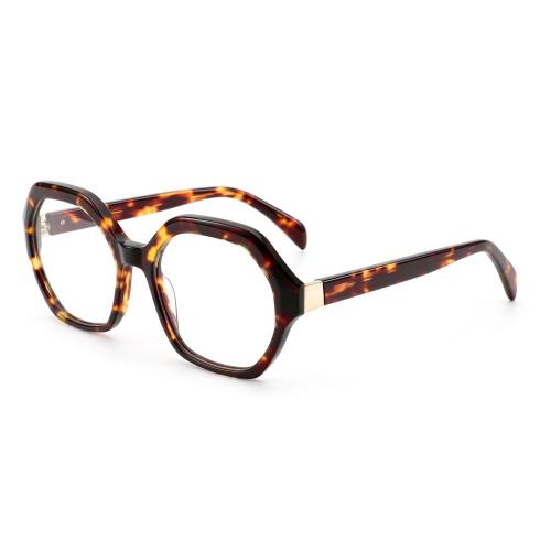 Custom Women Geometric Acetate Optical Glasses