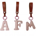 Creative New Five-Pointed Star Tassel Bag Keychain Plastic Carabiner Pendant Keyring