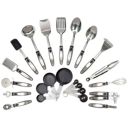 Stainless Steel Kitchen Tools and Kitchenware Sets - Freely Combined