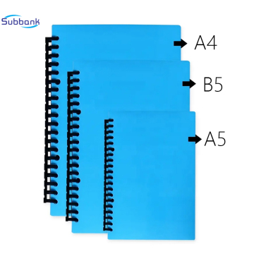 Custom Sublimation Spiral Notebooks with Plastic Covers