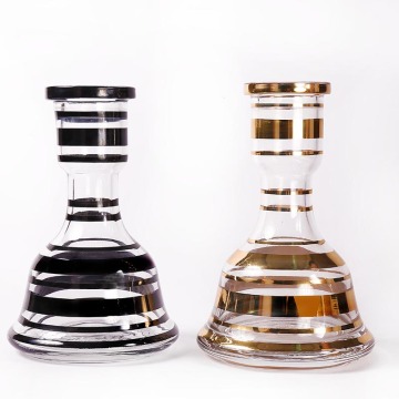 WOYU high quality drawing process glass hookah vase for hookah accessories