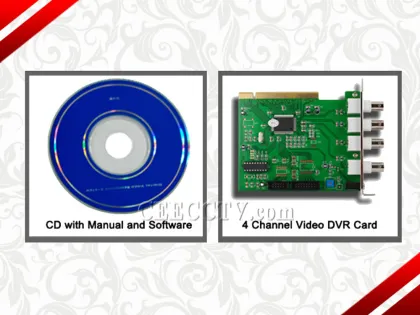 4 Channel Video Dvr Card (bnc Connection) Cee-cdvr004