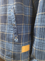 Vestes d&#39;hiver tissés pour hommes plaid