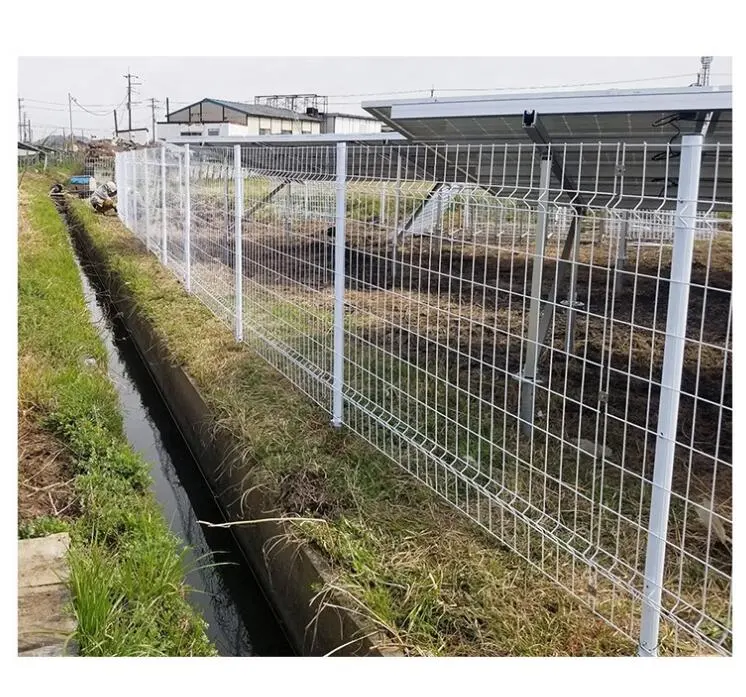 Fense de jeux de jardin en mailles soudées courbes en revêtement en poudre Courbe en poudre