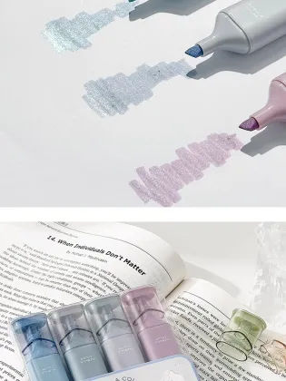 PVC and PET Stationery Packaging: Clear Folding Cartons for Sharpie Pens and Markers