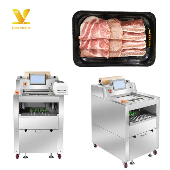 KV Fresh Meat Cling Film Packing Machine - Food Tray Sealing Equipment